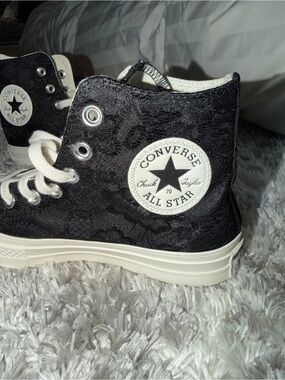 Converse Black High Top All Star Sneakers